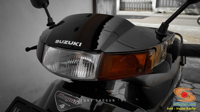 Restorasi motor Suzuki Shogun 1997, kinyis-kinyis oi...