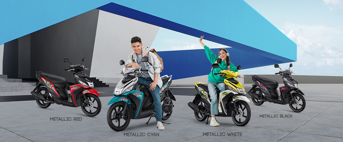 Warna baru Yamaha Mio M3 tahun 2022, semakin young dan trendy