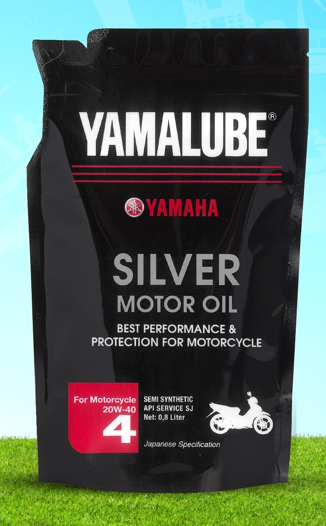 Kini Oli Yamalube Silver Oil ada dalam kemasan Eco Pouch 2022