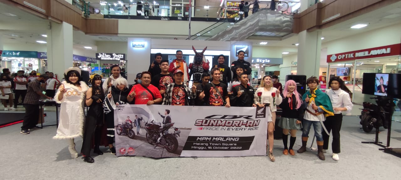 Komunitas bikers CBR Malang Gelar Sunmori dan meriahkan peluncuran New CBR250RR