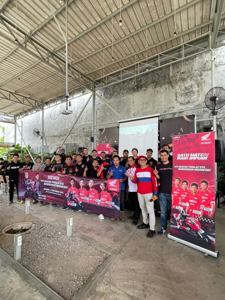 Komunitas biker Honda CBR Surabaya gelar Sunmori dan Nobar IATC 2022