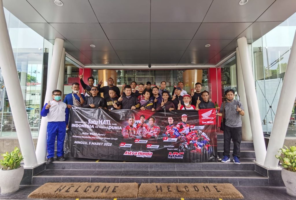 Komunitas biker Honda Jatim gelar kopdar dan nobar WSBK 2023