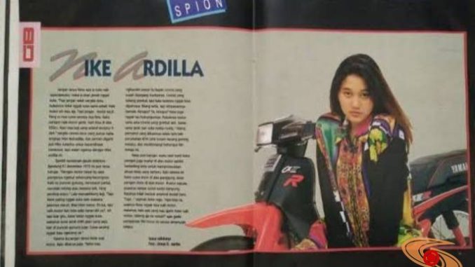 Penampakan pesona iklan Jadul Yamaha Alfa II R, Ada sosok Nike Ardila