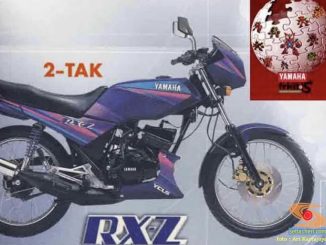 Penampakan Yamaha RXZ ( YCLS Last & Limited Edition) tahun 1997 orikinthil warna ungu terong