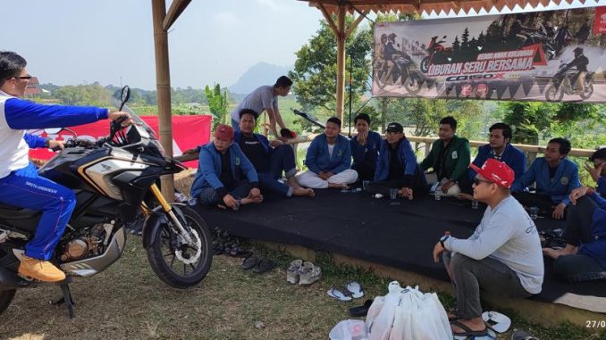 Pengalaman Seru mahasiswa Adventure Touring CB150X dan Camping di Suwon Camp Trawas, Mojokerto 2023 (3)