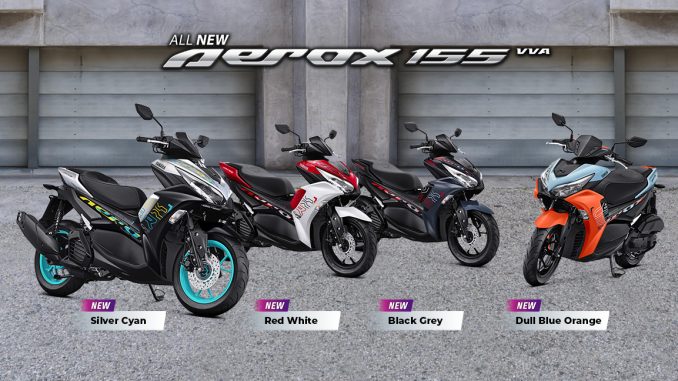 Warna baru Yamaha All New Aerox 155 tahun 2023, Semakin Energik dan Dinamis brosis
