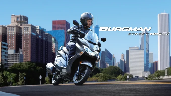 Spesifikasi dan pilihan warna Suzuki Burgman Street 125EX tahun 2023