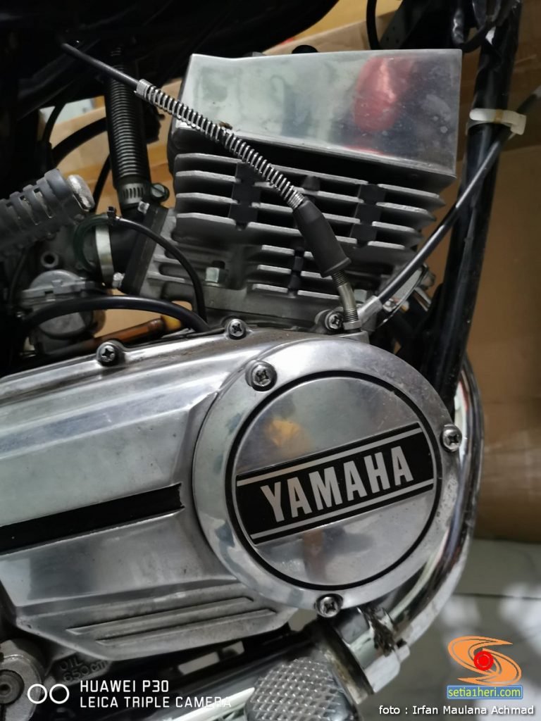 Penampakan restorasi Yamaha RX S tahun 80an, keren gans...