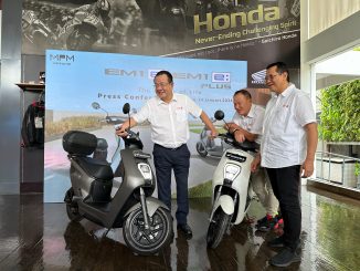 MPM Honda Jatim resmi pasarkan motor listrik Honda EM1 e dan EM1 e Plus.