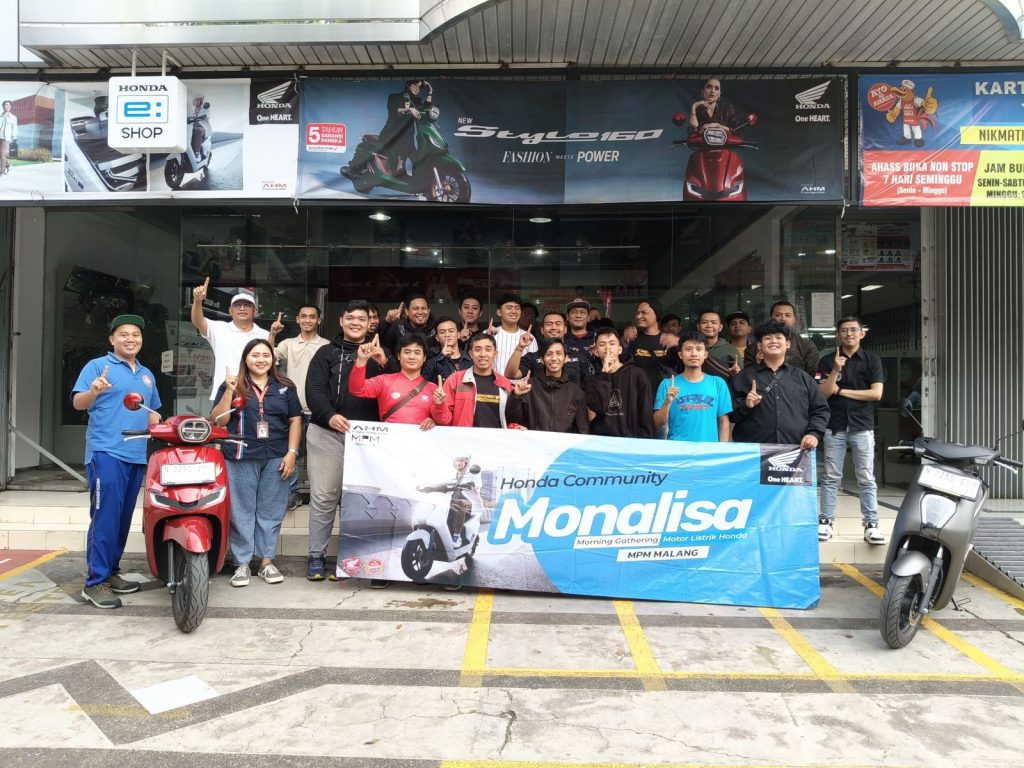 Komunitas biker CBR 250 RR Malang Berbagi Kebaikan Ramadhan dan Jajal Honda EM1 e brosis