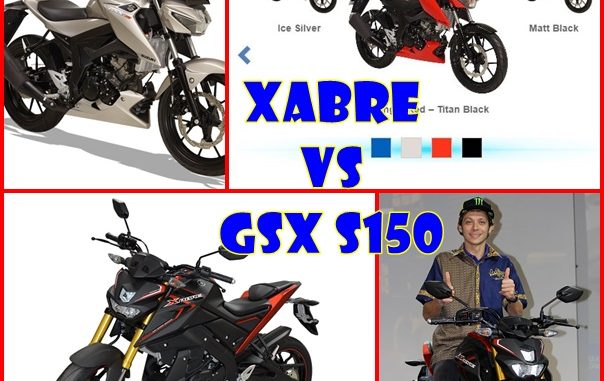 Mokas sport naked antara Yamaha Xabre dan Suzuki GSX S150, pilih mana gans?